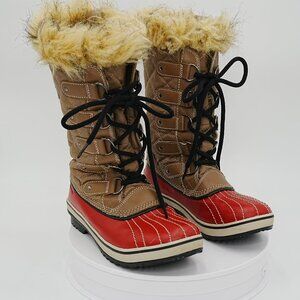 Sorel Women’s Waterproof Duck Boots Faux Fur Lined Size 6 Winter Snow